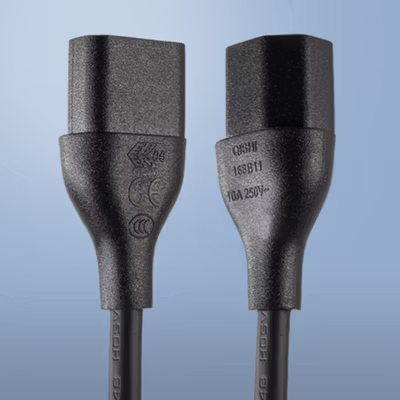 QISHI Kabel Power 3 Pin 16A 250V EU Plug 1.5M - 168B11 - Black — gambar 4