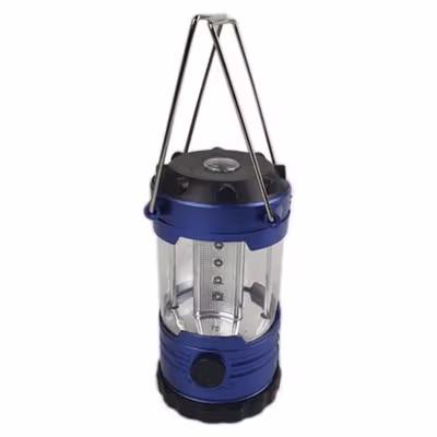 Kaiyun Lampu Camping Tenda 2in1 Waterproof Lantern 12 LED - 9789 - Blue — gambar 4