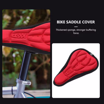 STARBK Cover Jok Sadel Sepeda Sporty Sponge - 11182 - Red — gambar 4