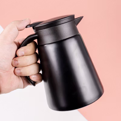 OOTDTY Teko Termos Air Panas Vacuum Jug Flask 880ml - OD-310 - Black — gambar 4
