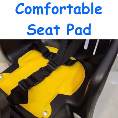 TaffSPORT Boncengan Belakang Sepeda Anak Child Safety Back Seat - DY11 - Gray — gambar 4