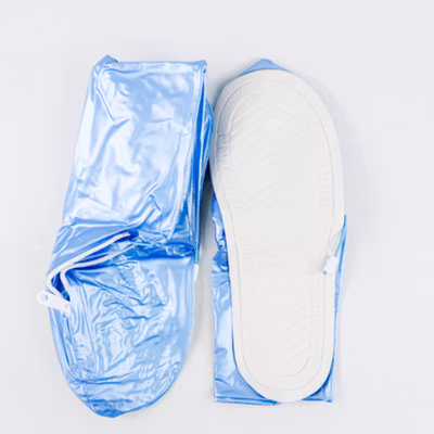 Rhodey Jas Hujan Sepatu Anti Air Rain Shoe Cover PVC with Zipper M - F-300 - Blue — gambar 4