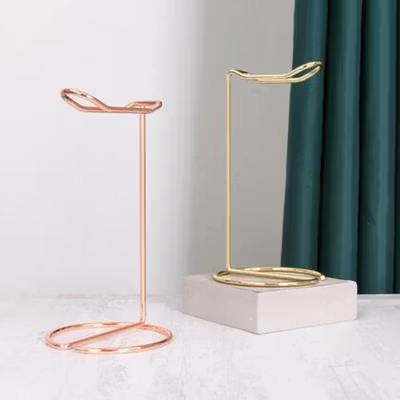 ARFUKA Gantungan Headphone Stand Headset Holder Minimalist Bracket - AF23 - Golden — gambar 4