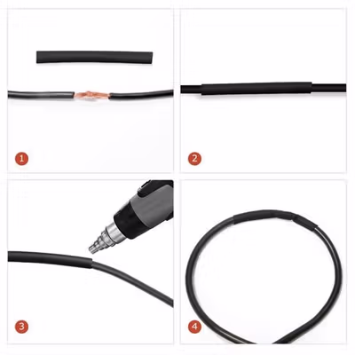 Taffware Selongsong Pelapis Kabel Insulasi Heat Shrink Tube 328 PCS - DHS3 - Multi-Color — gambar 4