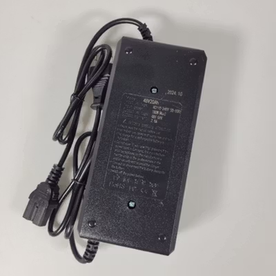 DIXSG Adaptor Charger Baterai Skuter Sepeda Listrik 48-59V 2.8A - 48V20AH - Black — gambar 4