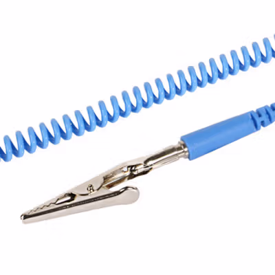 LEKO Anti Static Wrist Strap Tali Anti Listrik Statis 1M - ESD - Blue — gambar 4