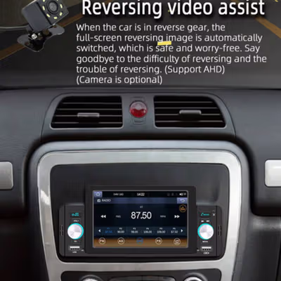 Pangolin Car Audio Touchscreen FM MP5 Player Bluetooth CarPlay 1 DIN - SWM-160C - Black — gambar 4