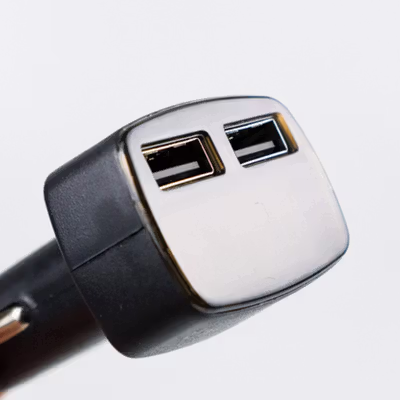 Taffware Car Charger Mobil LED Display Dual USB Cigarette Plug 3.1A - EC2 - Black — gambar 4