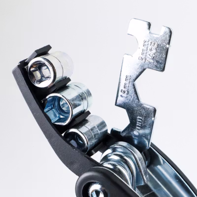 TaffSPORT Multifunctional 15in1 EDC Repair Tool Kunci Pas Hex Obeng - HW0668 - Black — gambar 4