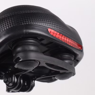 TaffSPORT Jok Sadel Sepeda Bike Saddle Dual Shock Absorber Breathable - ZF25 - Black — gambar 4