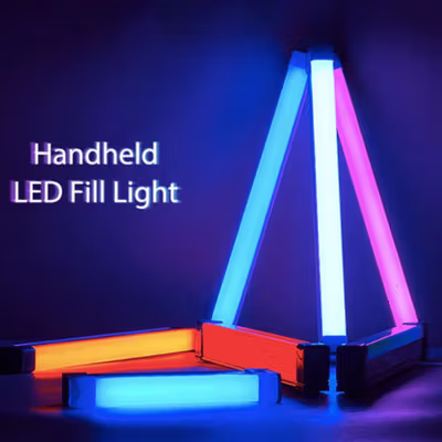 KEY-WIN Lampu Kamera Fotografi LED Video Fill Light 30W 32cm - T530 - Blue — gambar 4