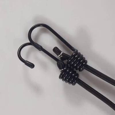 Coobigo Tali Karet Pengikat Barang Bagasi Motor Elastic Cord Strap 1M - CB-1 - Black — gambar 4