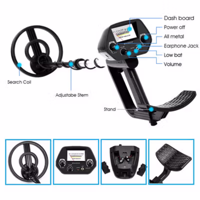 KingDetector Underground Metal Gold Detector High Sensitivity - MD-4030P - No Color — gambar 4