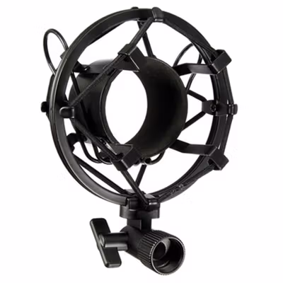 TaffSTUDIO Holder Mikrofon Shockproof Mount - SH-100 - Black — gambar 4