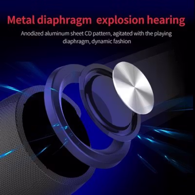ZEALOT Speaker Portable Bluetooth 5.2 Wireless 3D Stereo Big Bass - S32 - Black — gambar 4
