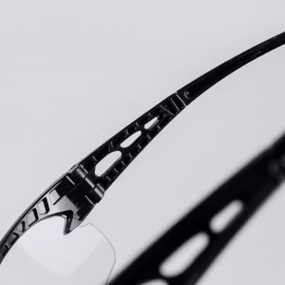 OULAIOU HAOGHIMENG Kacamata Sepeda Lensa Mercury Cycling Outdoor Sport - 3015 - Black White — gambar 4