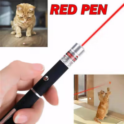 Taffware Laser Pointer Pen Presentasi High Power Baterai AAA 5mw Beam Merah - ZY0001 - Black — gambar 4