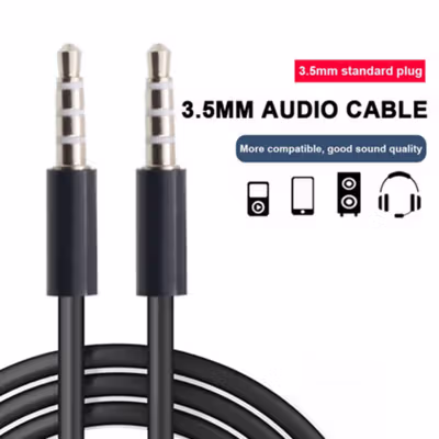 Overfly Kabel Audio AUX Stereo 3.5mm HiFi 1M - CX1 - Black — gambar 4