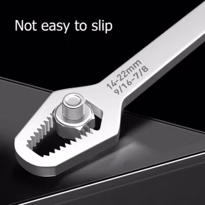 KRIOCY Kunci Ring Universal Torx Wrench Double Head 8mm 8-22mm 265mm - RL215 - Black — gambar 4