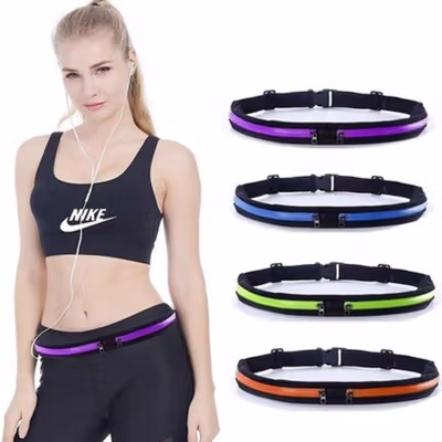 Guoxing Tas Pinggang Olahraga Lari Elastis Running Waist Bag - C92209 - Green — gambar 4