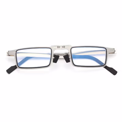 FANCC Kacamata Baca Rabun Dekat Glasses Anti Blue Light Lensa Plus 1.0 - F400 - Black — gambar 4