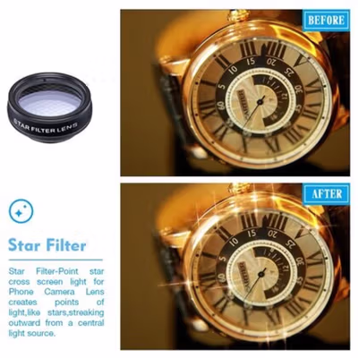 APEXEL 10in1 Lensa Kamera Fisheye Macro Wide Tele CPL Kale Filter - APL-DG10 - Black — gambar 4