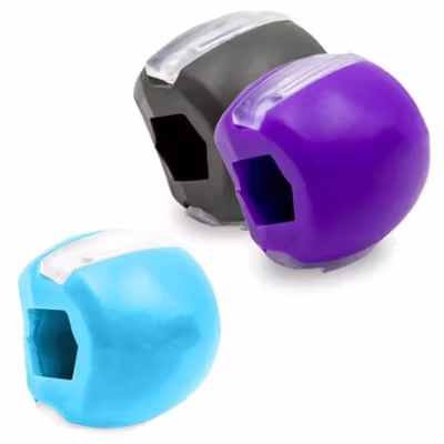 Define Alat Latihan Rahang Jaw Exercise Silicone Training Ball 3-60lbs - MBQ-001 - Black — gambar 4