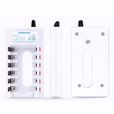 Doublepow Charger Baterai Rechargeable 6 Slot AA AAA with AA AAA 6 PCS - DP-U06 - White — gambar 4