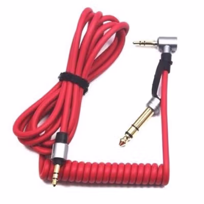 AUX Audio Cable Pro Detox 3.5 and 6.5mm Male to Male - AV141 - Red — gambar 4
