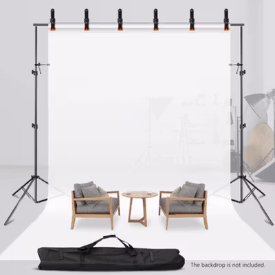 TaffSTUDIO Bracket Stand Besi Backdrop Foto Studio 200x200cm - DD-110 - Black — gambar 4
