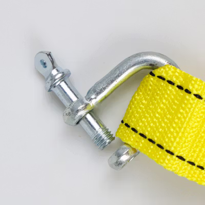 JEELY Tali Derek Mobil Emergency Tow Rope Metal Buckle U-Type 2.9M - JL30 - Yellow — gambar 4