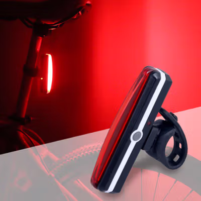TaffLED Lampu Belakang Sepeda LED Rechargeable Tail Light 500mAh - RPL-2266 - Red — gambar 4