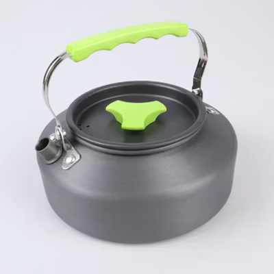 AstaGear Alat Masak Outdoor Camping Nesting Cooking Aluminium 7 in 1 - DS-308 - Black — gambar 4