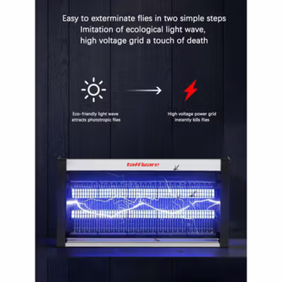 Taffware Lampu LED Anti Nyamuk Mosquito Killer Home Usage 220V 6W - TF-550 - White — gambar 4