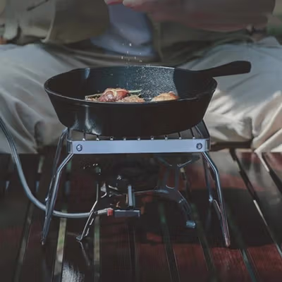 Goyana Alat Panggang Lipat Portable Outdoor Grill Stove Foldable - GY145 - Silver — gambar 4