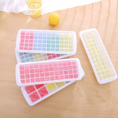 SSGP Cetakan Es Batu Jelly Kotak Ice Cube Tray 12 Grid - DY0972 - White — gambar 4