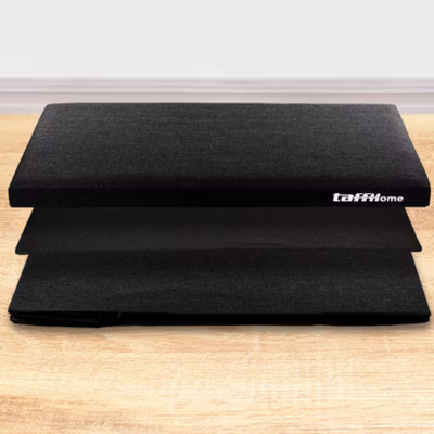 TaffHOME Sofa Kotak Penyimpanan Barang Foldable Storage Box 48x30x30cm - L170 - Black — gambar 4
