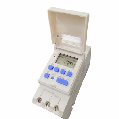 Taffware Programmable Digital Timer Switch 28 Program 220V/25A(16A) - THC30A - White — gambar 4