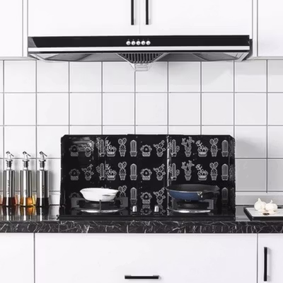 AWOO Pelindung Anti Cipratan Minyak Aluminium Foil Plate - A01 - Black — gambar 4