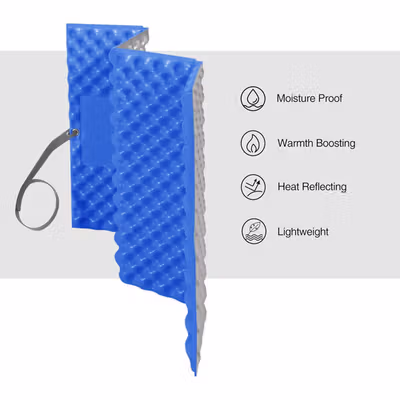 Benhong Matras Lipat Alas Duduk Camping Hiking Foldable Cushion Seat - BH380 - Blue — gambar 4
