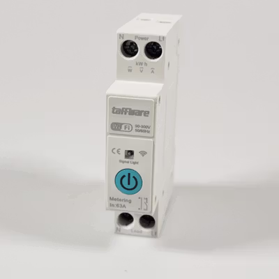 Taffware MCB Smart Circuit Breaker Switch WiFi Tuya 1P 63A 300V - 1P-J-63 - White — gambar 4