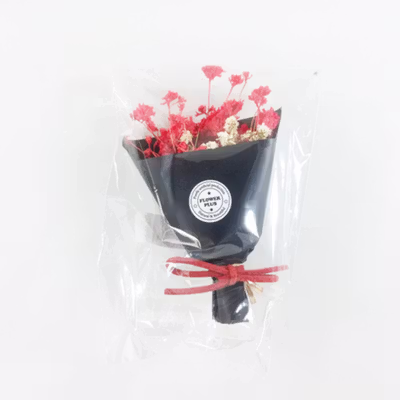 FLOWERPLUS Buket Bunga Kering Natural Mini Dried Flowers Gift Model 1 - DFJ02 - Black — gambar 4