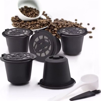iCafilas Kapsul Kopi Reusable Coffee Capsule for Nespresso Machine - CC30 - Black — gambar 4