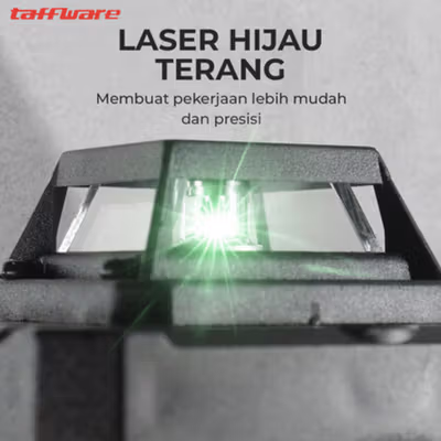 Taffware Laser Level Self Leveling 4D 16 Lines Waterproof with Remote - PR-16A - Yellow — gambar 4