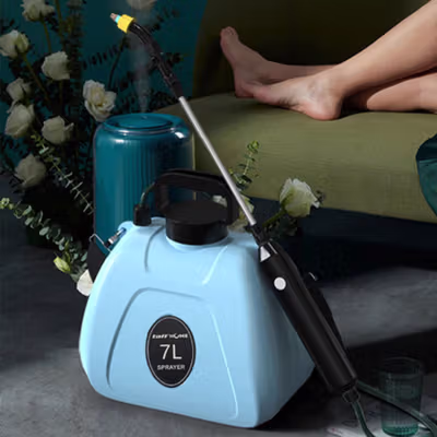 TaffHOME Semprotan Tanaman Elektrik Sprayer Shoulder Type 2000mAh 8L - VK7 - Blue — gambar 4