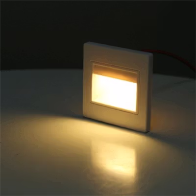 BOLXZHU Lampu Dinding Hias Rumah Tangga PIR Sensor LED Warm White 3W - HCGY003 - Black — gambar 4