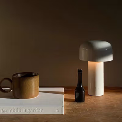 CASAGD Lampu Meja Hias LED Mid 3 Color 2700-5700K 1800mAh - AFD-T1065 - White — gambar 4