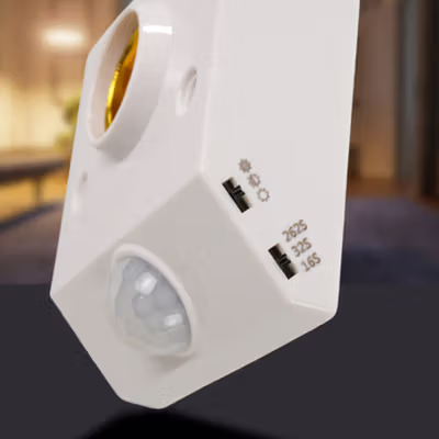 TaffLED Fitting Lampu Bohlam with Infrared Motion Sensor 240V 50W E27 - SP-820 - White — gambar 4