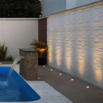 San Xin Lampu Taman Outdoor Tanam Waterproof Warm White 3000K 3W - SX120 - Black — gambar 4