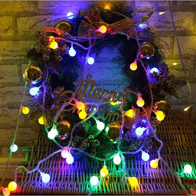 TaffLED Lampu Hias String Lights Fairy Garland Waterproof 40 LED 5.8M - XD200 - Multi-Color — gambar 4